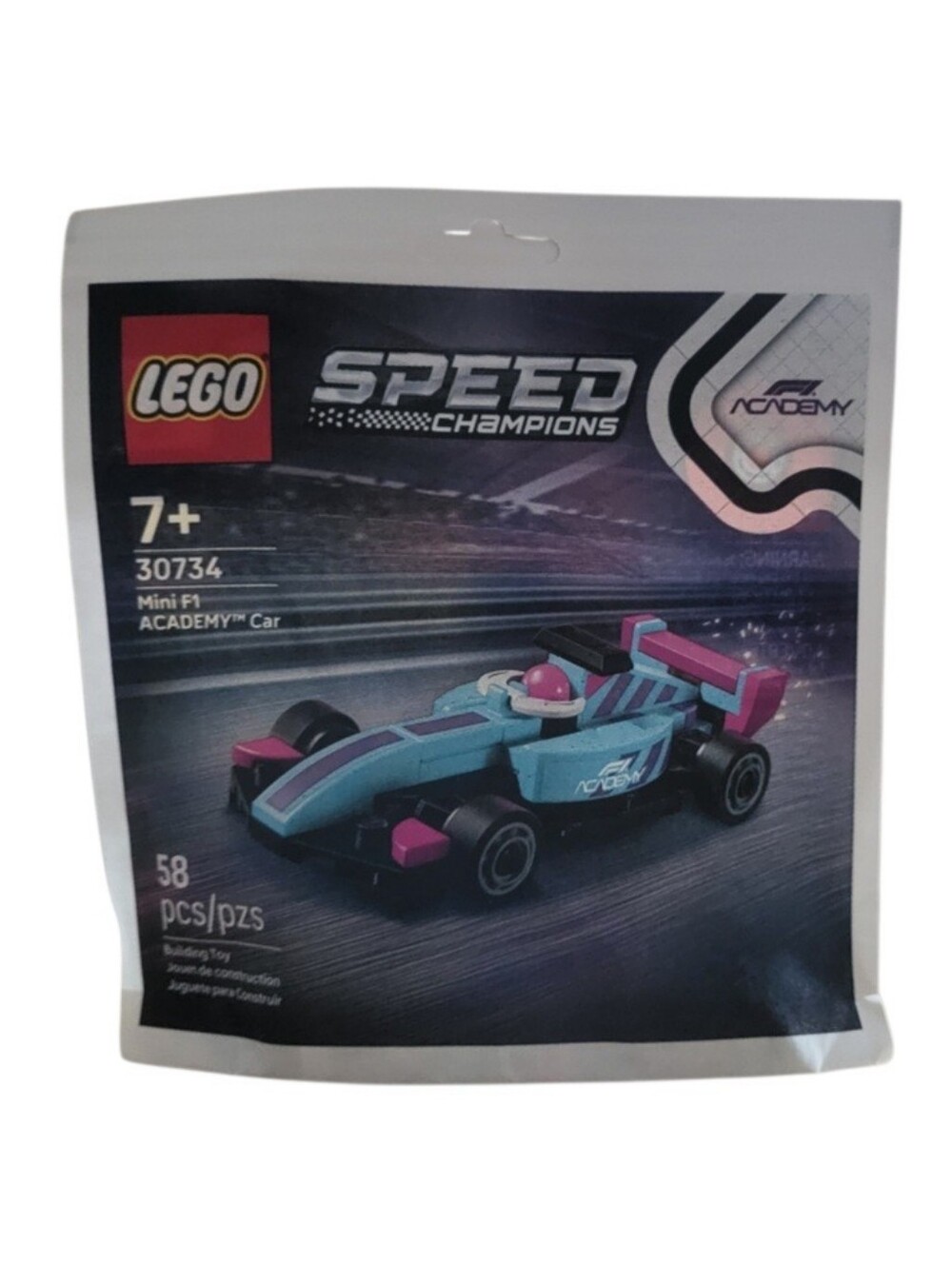 NEW LEGO Speed Champions 30734 Mini F1 Academy Building Kit (58pcs)